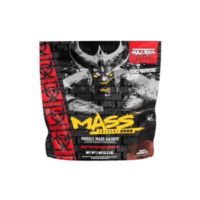 Mutant Mass Extreme Gainer, Whey Protein Powder, Triple Chocolate, 2.2 lbs
