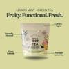 1309TEA Lemon Mint Green Tea Loose Leaf Refreshing Digestive Blend Light Caffeine Antioxidant-Rich Cooling Herbal Infusion Hot or Iced 32 Servings (2.26 oz) view 3
