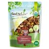 Food to Live Organic Dry Roasted Nut Lovers Mix, 1 Pound Oven Toasted Pistachios, Almonds and Cashews Blend. No Salt Added. Trail Snacks for Adults and Kids. Vegan, Kosher, Bulk view 1