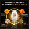 EyeDefend Vision Support Supplement Supports Overall Vision - Lutein, Zeaxanthin, Bilberry, Vitamin A, C, E & Antioxidants Blue Light Defense for Eye Health & Visual Function 60 Capsules view 3