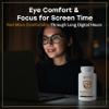 EyeDefend Vision Support Supplement Supports Overall Vision - Lutein, Zeaxanthin, Bilberry, Vitamin A, C, E & Antioxidants Blue Light Defense for Eye Health & Visual Function 60 Capsules view 4