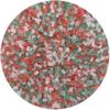NCS Christmas Red, White & Green Sugar Crystals, Decorative Sugar Sprinkles for Baking & Decorating, 7 oz view 1