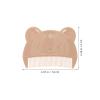 DECHOUS 9pcs Infant Hair Comb: Bear Shape Cradle Cap Brush for Dandruff and Cradle Cap - Plastic Hair Detangler for Bathing Grooming view 2