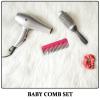 DECHOUS 9pcs Infant Hair Comb: Bear Shape Cradle Cap Brush for Dandruff and Cradle Cap - Plastic Hair Detangler for Bathing Grooming view 3