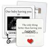 BGFMVS Pregnancy Announcement for Grandma Grandparents, Ultrasound Photo Frame Surprise Box, Baby Announcement Gifts for Dad Mom, Baby Coming Soon Announcement, Pregnancy Reveal Gifts to Grandparents view 1