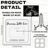 Ivory White Wooden Pregnancy Announcement, Someone Wants to Say Hello, Ultrasound Photo Frame Keepsake Box, Baby Birth Announcement, Surprise Sign For Grandparents & Loved Ones Pregnancy Reveal Gift view 2