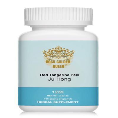Rock Golden Queen Ju Hong, Tangerine Peel (Raw), Granule, 100 Grams/Bottle
