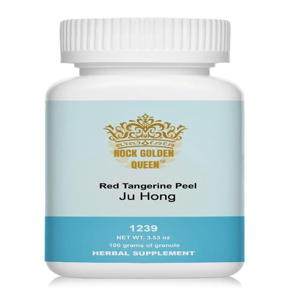 Rock Golden Queen Ju Hong, Tangerine Peel (Raw), Granule, 100 Grams/Bottle