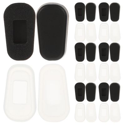 Abaodam 48pcs Replacement Silicone Eyeglass Nose Pads - Soft Nose Pad Cushions for Glasses and Sunglasses - Anti-Slip Nosepads for Eye Glasses Comfort Support