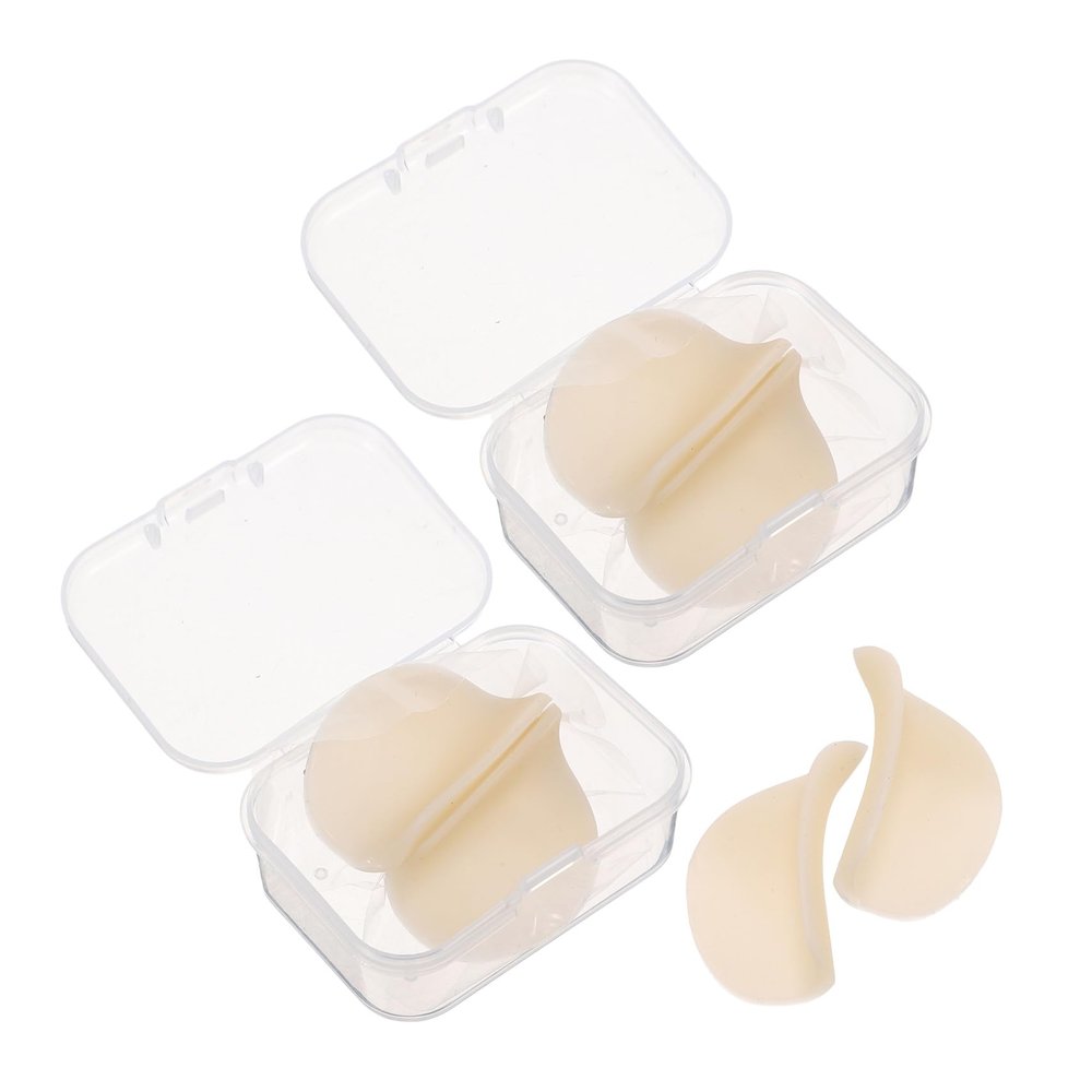 Ipetboom 3 Pairs Invisible Ear Support Tape Khaki Silicone Correction Stickers for Natural Shaping Comfortable Ear Lift Patches for Everyday Use