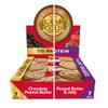 Grab The Gold Protein Snack Bar Variety Pack | Plant-Based Protein, Gluten-Free, Vegan, Dairy-Free, Kosher | 14 Count Variety Pack 7 Chocolate Peanut Butter & 7 Peanut Butter & Jelly, Made in USA view 1