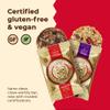 Grab The Gold Protein Snack Bar Variety Pack | Plant-Based Protein, Gluten-Free, Vegan, Dairy-Free, Kosher | 14 Count Variety Pack 7 Chocolate Peanut Butter & 7 Peanut Butter & Jelly, Made in USA view 2