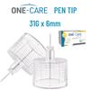 ONE-CARE Pen Tips, 31G x 6mm, Ultra-Fine, Twist-On Design, 100 Count view 3