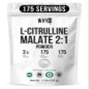 L-Citrulline Malate 2 : 1 Powder Unflavored L Citrulline Malate Nitrate-Rich Dissolves Easily Pure Amino Acid Citrulline Supplement Supports Endurance & Strength Vegan Friendly Daily Use, 1.2 lb(525g) view 1
