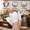 100 Pcs Cotton Finger Cots Dog Ear Wipes for Pet Ear Cleaning Cloth Finger Cots Fingers Covers Fingers Gloves Disposable for Nails Cleaning Dog Cat Teeth Cleanings Grooming Nail Trimming Precise Tasks view 3