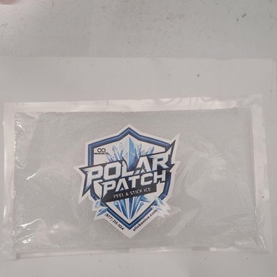 Polar Patch Adhesive Ice Pack, 6 x 10-Inch, Clear