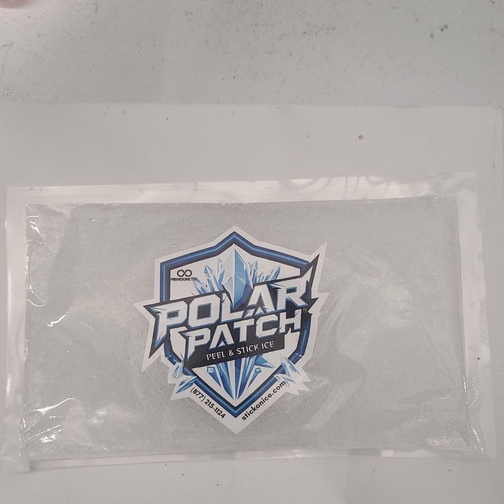Polar Patch Adhesive Ice Pack, 6 x 10-Inch, Clear