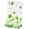 100 Pcs St.Patrick's Day Guest Napkins Shamrock Disposable Paper Napkin, Irish Green Clover Hand Towels for Bathroom Home Dinner Kitchen Saint Patrick Party Supplies view 4
