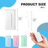 300 Count Dental Floss Picks with Automatic Dispenser Case - High Tenacity Floss Sticks for Tight Teeth, Shred Resistant Tooth Picks, Includes 1 Portable Pop-Up Holder & 3 Bulk Refill Bags (Green) view 2