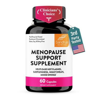 Menopause Support Supplement for Women - For Hot Flashes and Night Sweats