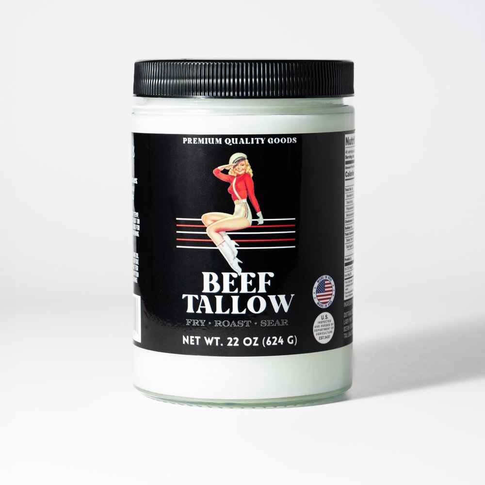 22oz Premium Grass-Fed Beef Tallow | Restaurant-Proven Cooking Fat | Seed Oil-Free by The Lady May