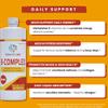 BrainChild B-Complex Liquid - High-Potency Methylated B Vitamins for Energy, Stress & Mood, Non-GMO, Vegan, Gluten-Free, Mango - 32oz view 3