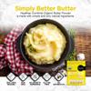 Healthier Comforts Organic Unsalted Butter Powder | USDA Certified Organic Dehydrated Unsalted Butter | Kosher, Gluten Free, Non-GMO | Popcorn, Baking, Seasoning 7oz (21 oz) view 3