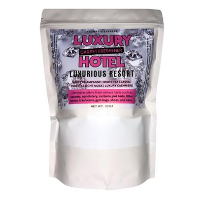 32oz Bag Luxury Hotel Carpet Freshener | Odor Eliminator | Pet Odor Deodorizing Powder | Upholstery Odor Powder | Birthday Gift | New Home Gift
