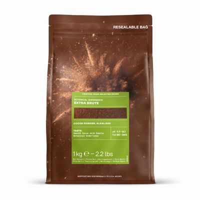 Extra Brute Cocoa Powder Dutch Processed 2.2 lb (1 kg) Bag