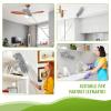 7-Piece Microfiber Feather Duster Set with Extension Pole (16.1" to 100"), Extendable Cobweb & Ceiling Fan Duster for Cleaning Cobweb, Ceiling Fan, Blind, Furniture view 3
