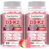 2 Pack Liposomal Vitamin 20,000IU D3 + 400mcg K2 Supplment,Complex Magnesium Glycinate, Malate & Citrate, Calcium, Zinc, Rich In Vitamins B & C, Stress Relief, Relaxation & Bone Support for Adults view 1
