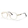OLIEYE Classic Round Reading Glasses for Women Blue Light Blocking Computer Readers for Screen Reading glasses Metal view 1