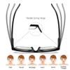 ZXYOO 3 Pack Oversize Square Design Reading Glasses for Women, Blue Light Blocking Computer Reader+2.75 view 3