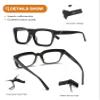 ZXYOO 3 Pack Oversize Square Design Reading Glasses for Women, Blue Light Blocking Computer Reader+2.75 view 4