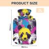 Pop Art Pandas hot Water Bottles with Soft Cover, 2L hot Water Bags for Neck Shoulder Warmer view 3