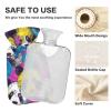 Pop Art Pandas hot Water Bottles with Soft Cover, 2L hot Water Bags for Neck Shoulder Warmer view 4