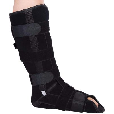 EliteBloom Drop Foot Brace Orthosis AFO, Foot Drop Orthosis Stroke Hemiplegia Rehabilitation Equipment Foot Varus Correction Orthotic,S,L