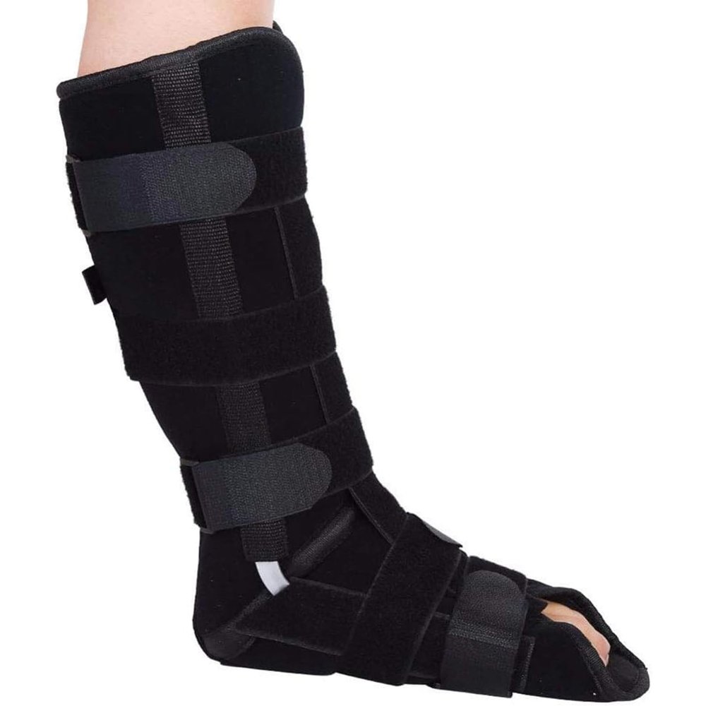 EliteBloom Drop Foot Brace Orthosis AFO, Foot Drop Orthosis Stroke Hemiplegia Rehabilitation Equipment Foot Varus Correction Orthotic,S,L