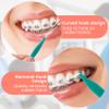 YALOJE 25pcs Rubber Bands Tool for Braces, Colorful Elastic Dental Rubber Bands Placer with Hook and Pusher, Disposable Orthodontic Elastic Placer for Women Men view 4