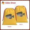 NUSDB Crappie Fish Christmas Gift Bags, Santa Wrapping Bags, Xmas Presents Bag With Drawstring, Holiday Party Favors Birthday & Christmas Gift (Large Medium Small) view 2