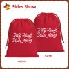 BUECDHYEI Dirty Hands Make Clean Money Christmas Gift Bags, Santa Wrapping Bags, Xmas Presents Bag With Drawstring, Holiday Party Favors Birthday & Christmas Gift (Large Medium Small) view 2