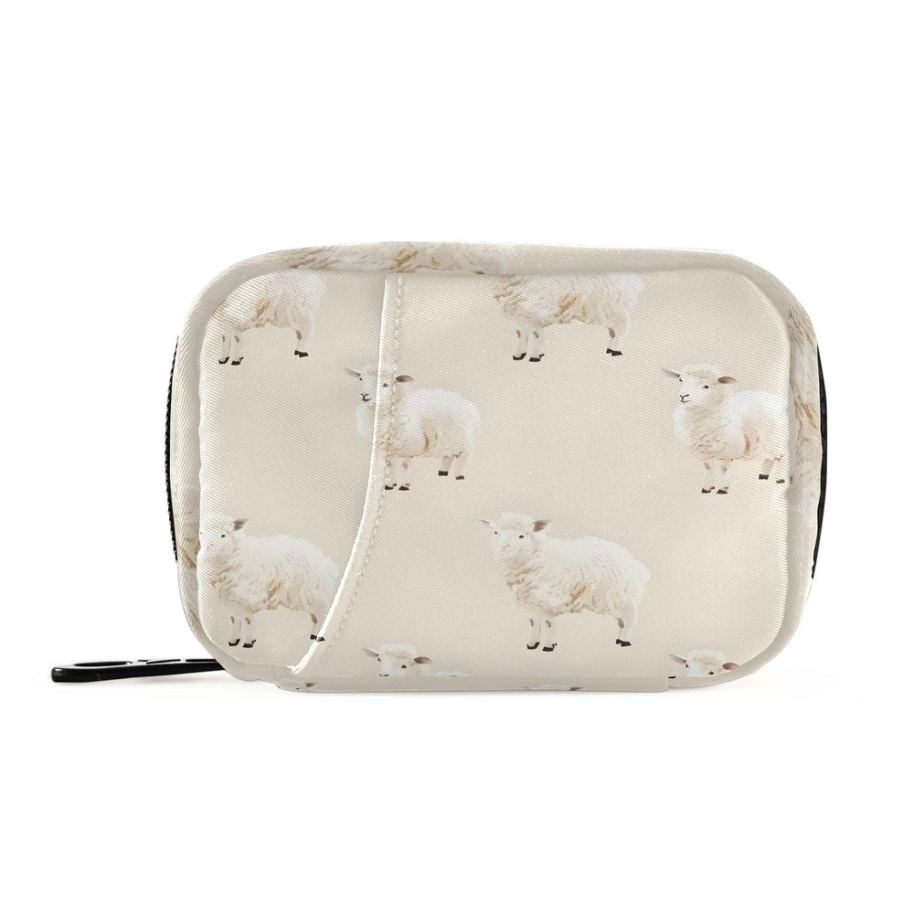 Sheep 1 Weekly Medicine Pill Organizer Travel Pill Case Box Holder Container Small for Vitamin Supplement