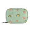Frog Bow Green Weekly Medicine Pill Organizer Travel Pill Case Box Holder Container Small for Vitamin Supplement view 1