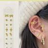 UYVEIS 20 Pcs Fashion Ear Seeds Acupuncture Kit no Drilling Required, Invisible Clear Sticker Calm Pops Ear Seeds Alleviate Insomnia(Gold A) view 2