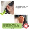 UYVEIS 20 Pcs Fashion Ear Seeds Acupuncture Kit no Drilling Required, Invisible Clear Sticker Calm Pops Ear Seeds Alleviate Insomnia(Gold A) view 4