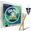 200 PACK Cones Rolling Paper | King Size | 108mm | Pre Rolled Cones with Paper Loader and Packing Sticks