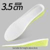 1.5-3.5cm Invisible Height Increase Insoles Shoes Sole Pad Breathable Comfortable view 4
