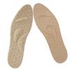 GANAZONO Breathable Gel Sports Insoles with Self-Adhesive Massaging Dots Comfortable Foot Cushions for Men and Women Sweat-Absorbing Shoe Sole Inserts Khaki view 1