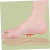 GANAZONO Breathable Gel Sports Insoles with Self-Adhesive Massaging Dots Comfortable Foot Cushions for Men and Women Sweat-Absorbing Shoe Sole Inserts Khaki view 4