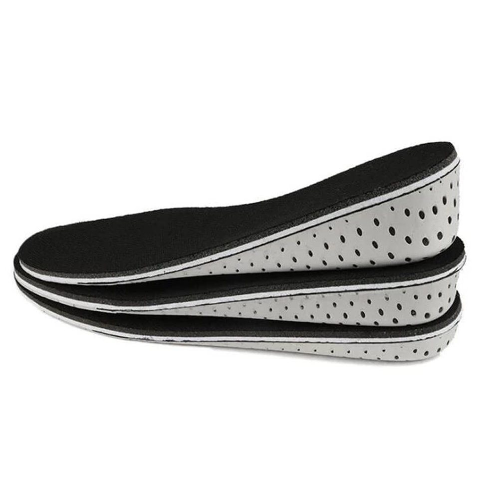 1 Pair Hard Breathable Memory Foam Height Increase Insole Heel Lifting Inserts Shoe Lifts Pads Elevator Insoles for Unisex
